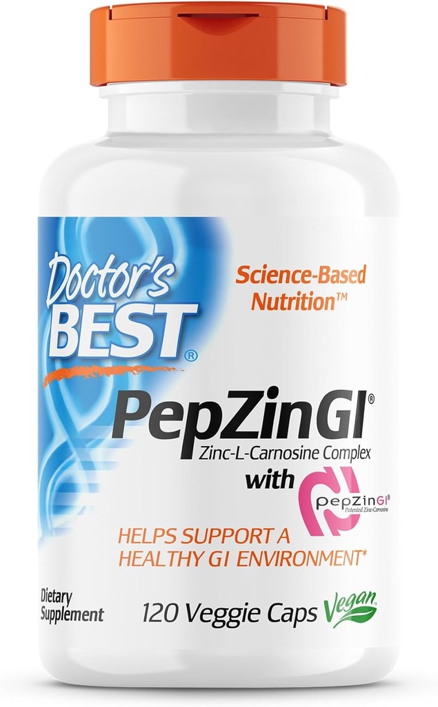 Cele mai bune enzime digestive ale doctorului Non-GMO 90 Veggie Caps & PepZin GI Zinc-L-Carnosine Complex 120 Veggie Caps