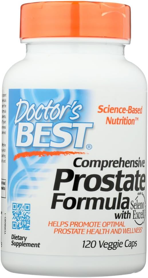 Cea mai bună formulă de prostată cuprinzătoare a doctorului, Capace vegetale, 120-conte (pachet de 3)