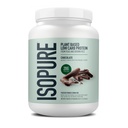 Isopure pe bază de plante de proteine pulbere, Lactoză gratuit, gluten gratuit, cu fier, ciocolată, 20g de plante proteine per servire, 1.37 Lbs, 20 Serviri