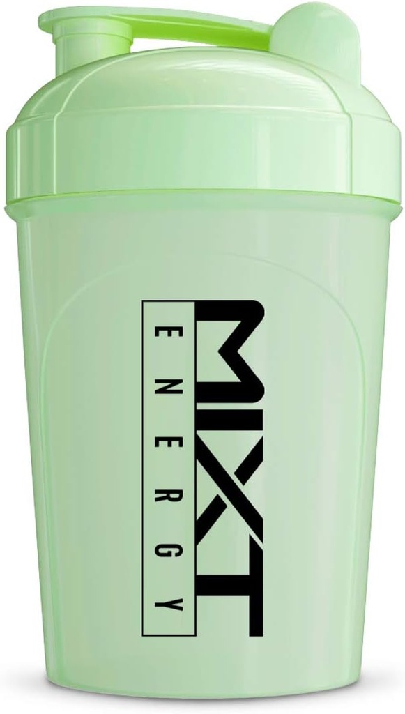 MIXT Energy Shaker Bottle, 16 OZ. Sticla Shaker, BPA Tehnologie de amestecare liberă și liberă (16 oz, luminos în întuneric)