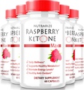 (5 ambalaj) Capsule de cetone de zmeură, Ceton de zmeură oficial pentru pierderea in greutate, All-naturale Keto Formula pentru a debloca corpul tau si obiectivele de fitness, RaspberryKetone 1200MG Supliment, Recenzii (300 capsule)
