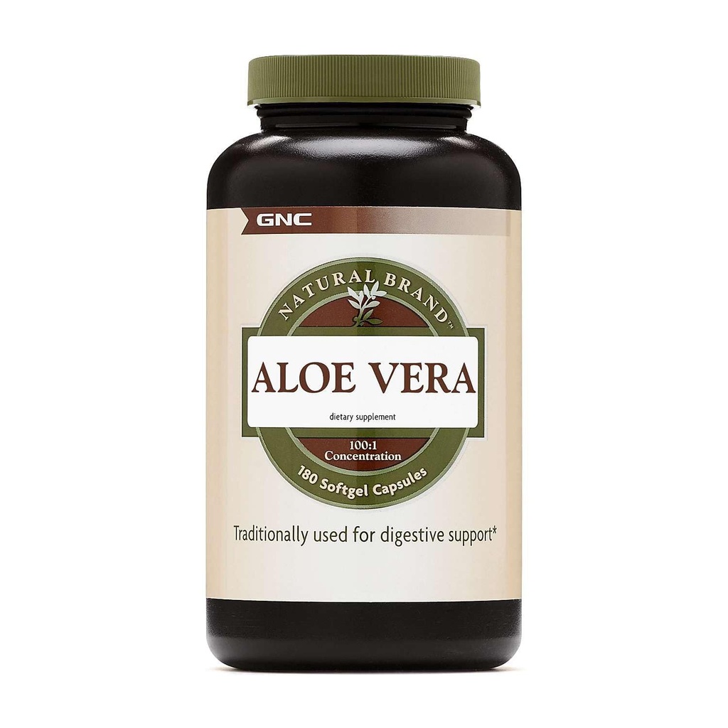 GNC Natural Brand Aloe Vera SoftGel Capsule
