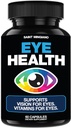 Îngrijirea ochilor & Vision Vitamine Supliment 60 Capsule - Suporturi Strain ochi, ochi uscat, și viziune Sănătate - Suporturi Vision, Ocular și Macular Health - 14 Ingrediente active, Lutein.