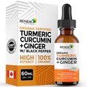 Reînnoirea Active Extract lichid turmeric cu ulei de ghimbir și lămâie