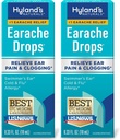 Hyland's Earache drops, Natural Relief of Swimmer's Ureche, Rece and Flu, Alergie Simptome, Vârstele 4 și în sus: (2 Pack)