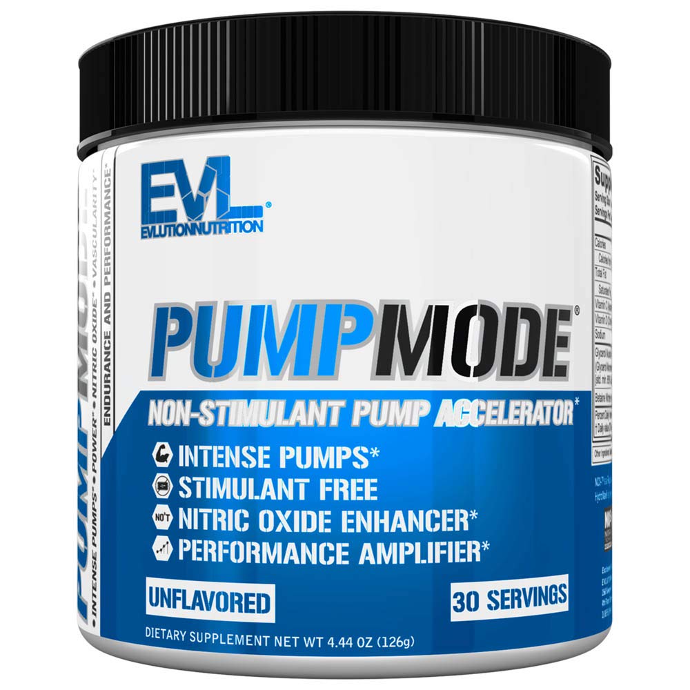 EVL PompăMode Oxid de azot - Pompă de oxid de azot pompa de antrenament pre pulbere cu Glicerol și betaină pentru recuperarea musculare și rezistenta - Stim gratuit înainte de antrenament băutură (nearomat)