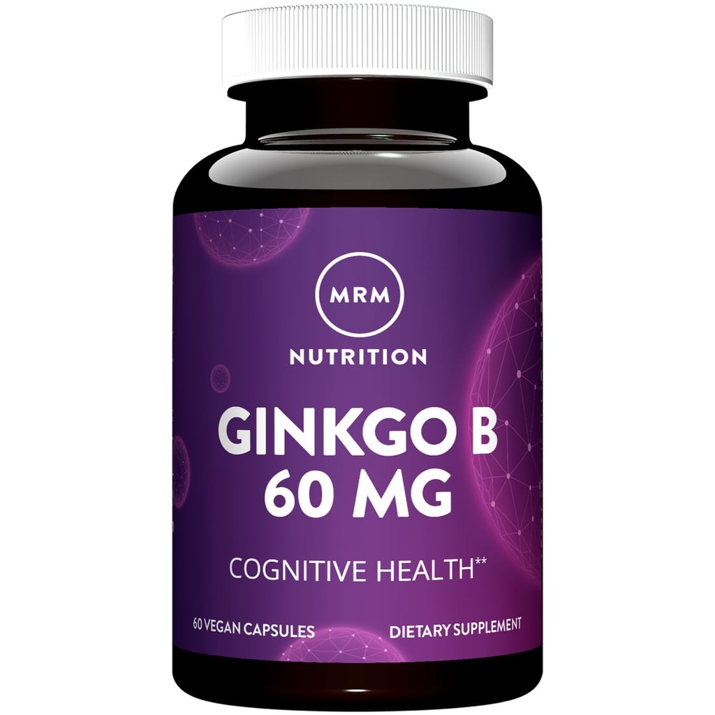 MRM Ginkgo B, 60mg, 60 capsule vegetariene