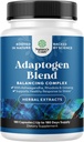 Herbal Adaptogen Mood Supplement - Calmant Adaptogens Supliment pentru Stres & Cortisol Management cu Ashwagandha Rhodiola Rosea & Maca Root - Vegan Non OMG & Daytime Friendly -180ct