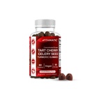 Vitamatic Tart Cherry cu seminte de telina Gumries - 4000 mg echivalent per Serving (de la 10:1 extract 400 mg)