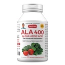 ANDREW LESHMAN Alpha Acid lipoic ALA 400mg - 30 capsule - Universal Anti-Oxidant, Ultra-High Potence, fără aditivi
