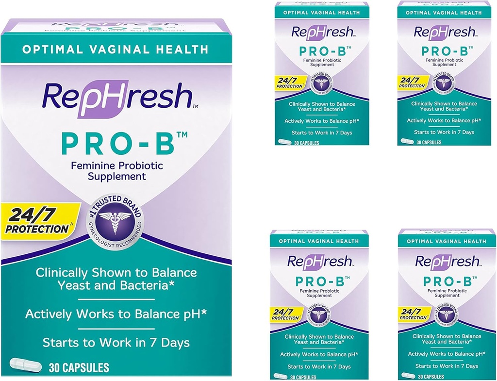 RepHresh Pro-B Suplimentul feminin probiotic - 5 ambalaj