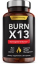Vitamina Bounty Advanced termogenic Fat Burner pentru bărbați și femei - arde X13 pierdere în greutate Supliment cu 13 ingrediente puternice - Booster metabolice, energie și control apetit - 60 capsule
