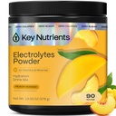 KEY NUTRIENTS Multivitamine Electroliti Pulbere fără zahăr - Peach Tropical Mango Electrolit pulbere - Rezistenta & Suplimentul energetic - Pulbere de hidratare - Nu Calorii - 90 Serviri - Made in USA