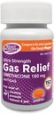 Relief de gaz Ultra Putere, 180 mg Simethicone (150 Softgels) Ajutor rapid de gaz, Blooting, Fullness, Discomfort dureros, Comparativ cu Ultra Putere Phazyme Ingredient activ