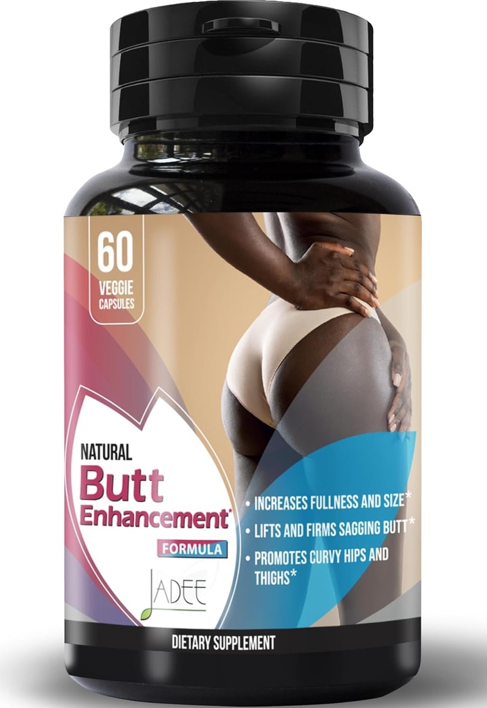 Pastile de mărire a fundului pentru Big Booty & Curvy HIPS - BBL Greutate Gainer pentru femei Curves Pasti de fund mai mari pentru femei - Booty Builder Aguaje para Aumentar Gluteos y Caderas - Produse de creștere Butt