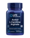 Extensie de viaţă Acetil-L-Carnitină Arginat, Avansate Brain & Nervi sănătate, Cellular Energy Support, Gluten-Free, non-GMO, 90 Capsule