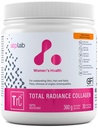 ATP LAB Total Radiance Colagen - Peach Mango Aromă, 360g - Colagen Peptides pulbere pentru femei - Hidrolized Colagen Supliment de proteine cu Biotin