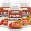 Cele mai bune naturale Bromelain 500 mg 120 comprimate (120 de numere de 3)