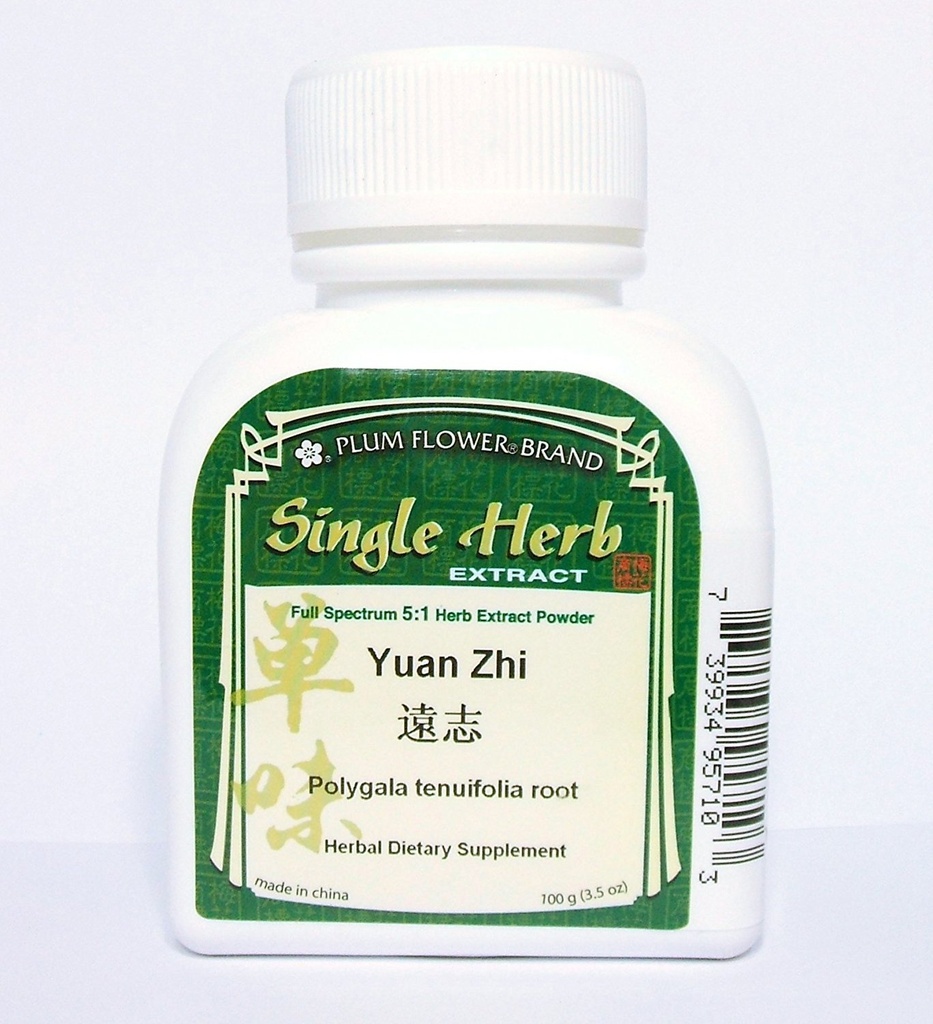 Root Senega chineză, Herb Extract pulbere / Yuan Zhi / Polygala Tenuifolia, 100g sau 3.5oz de Plum Flower