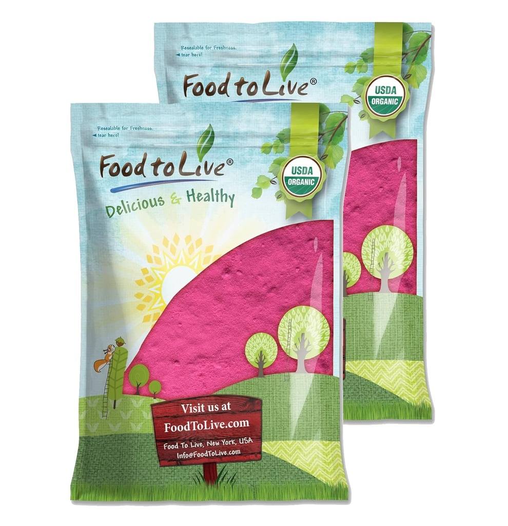 Organic Dragon Fruit Powder, 16 Lire 