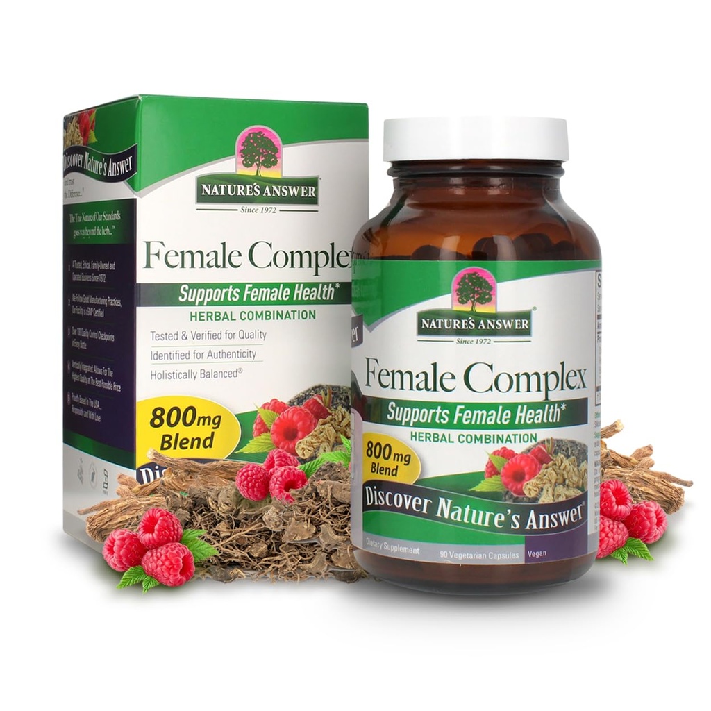 Răspunsul naturii Complex feminin, 90-contă,800 mg după răspunsul Naturii