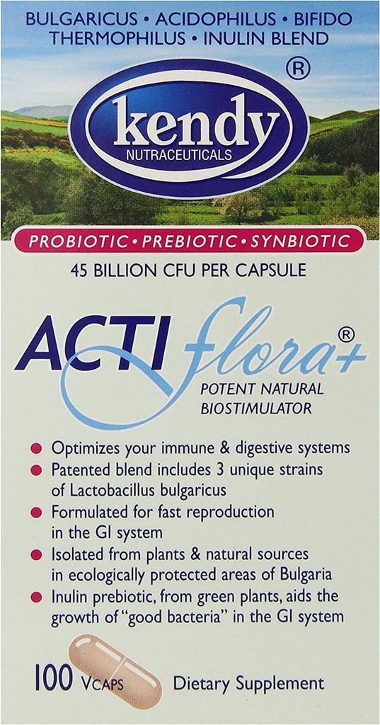 Kendy USA, Actiflora+, Biostimulator natural potent, 100 Veggie Caps