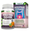 Intestinal Cleanse - All Natural Herbal Detox Formula - Full 10-Day Detox Program - Wormwood, Cranberry, Paul D'Arco, Goldenseal, Usturoi, Black Walnut Hull, Echinaceae și 10 Alte ingrediente naturale