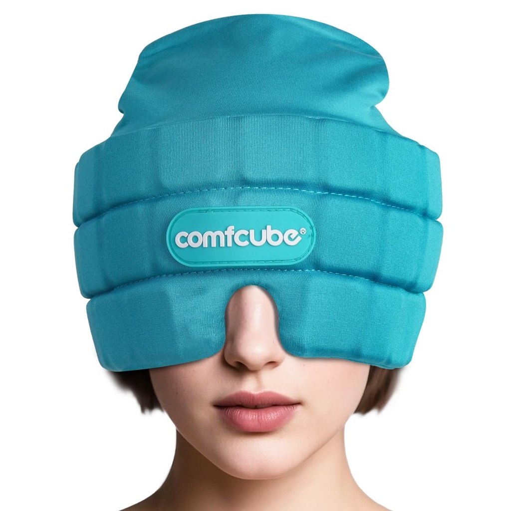 Migrenă și cap de ajutor Ice Cap, 2 ore de terapie rece de lungă durată purtabilă și formă de spălare pălărie de gheață pentru Sinus & Stres Relief, Puffy Eyes, Migrene severe, Chemo
