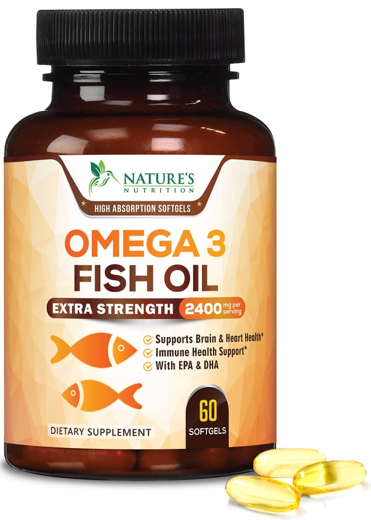 Omega 3 ulei de pește 2400 mg 