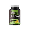 Ultimate de putere pe bază de plante Omega 3 Supliment, Vegan Omega 3 Supliment, Organic Omega3 Acidi grasi EPA & DHA Suplimente de ulei de alge presate la rece, Omega3 Algae pe bază de suplimente, 120 Softgels