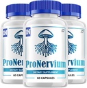 Pronervium Nervium Nervium Health Support Pills, Pronervium Reviews, Pronervium Nootropic Advanced Formula, Pronervium All Natural Focus Supplement, Pronervium Brain Support Reviews (3 Pack - 180 Capsule)