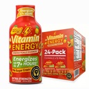 Vitamina Energie Focus+ Extra Putere Energie Shot Tropical Perfuzie 24 Pack, 260mg Natural Cafeina, B-Vitamina, CoQ10, Amino Acidi, Focus, Productivitate & Clarity, Zero Zahăr, Gluten-Free, 1.93 fl oz