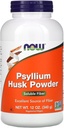 NOW Psyllium Husk Powder, 12-Ounces (Pack of 3)