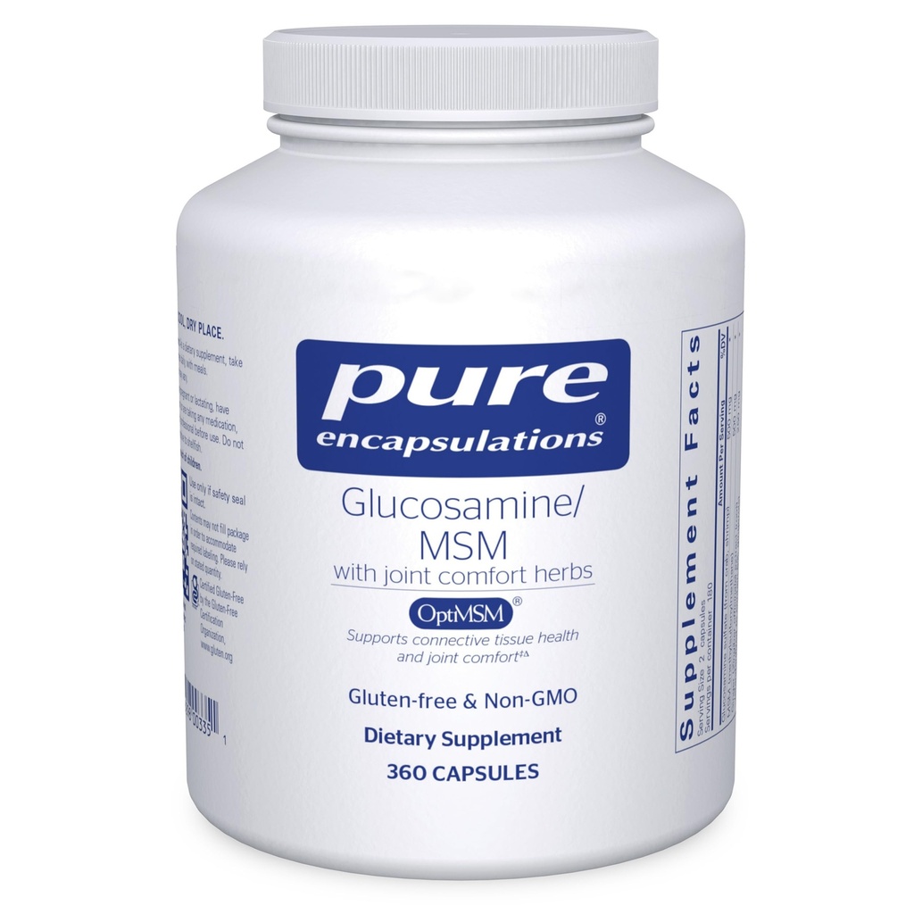 Încapsularea pură Glucosamine MSM 