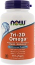 Acum alimente acum alimente, (3 ambalaj) Tri-3D Omega, 330 EPA/220 DHA, 90 Softgels