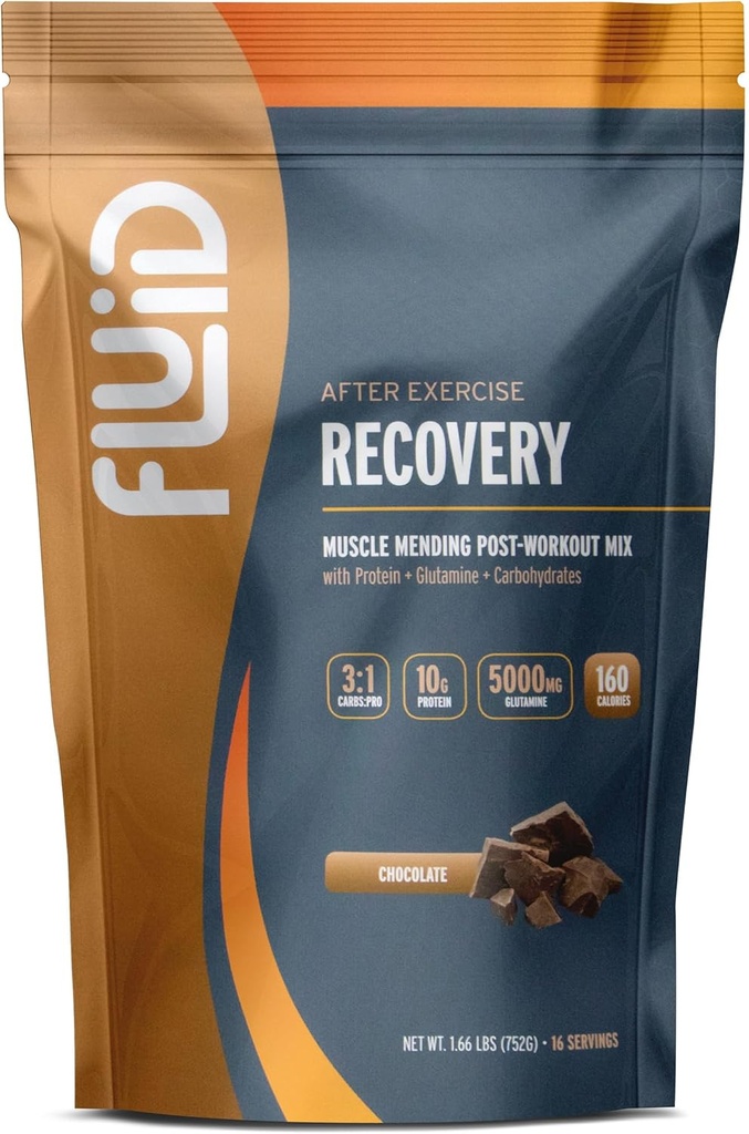 Recuperare de lichide, Mix de băuturi post-workout, Proteine izolate Whey, L-glutamină, carbohidrați, toate ingredientele naturale, gluten-free, Lactoză-free (Cocolat)
