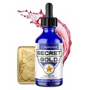 FWS Drops lichid de aur coloidal, meditație de ascensiune Creier de ajutor spiritual Boost, Îmbunătățirea conștientizarea Claritate Vise Intuiție, Made din 99.99% aur elvețian pur, 100 ppm, Ruby Red, Real 24K