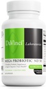 DAVINCI Labs Mega Probiotic ND 50 - Non-Dairy Probiotic Supplement cu Prebiotic Fiber - Digestive & Immune Health Support* - Gut Support with Beneficial Bacteria* - 60 Vegetarian Capsules