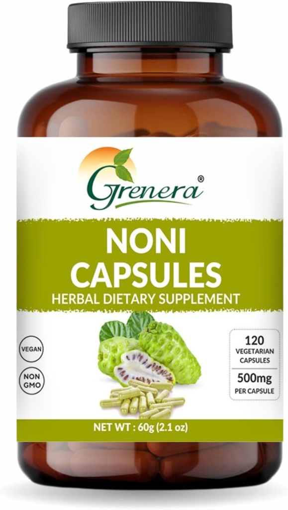 Grenera Noni capsule de fructe 120 Conte 