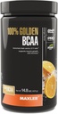 Maxler 100% Golden BCAA pulbere - Intra & Post Workout Recovery Drink for Accelerated Muscle Recovery & Lean Muscle Growth - 6 g Vegan BCAAs Aminoacids - 60 Servings - Orange