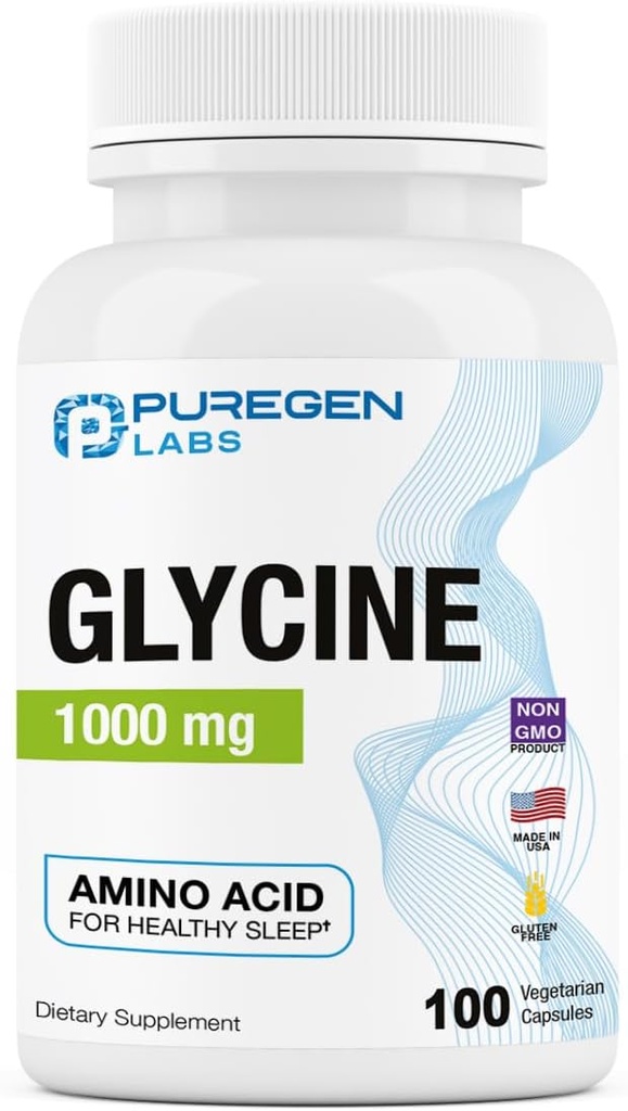 Puregen Labs Wielkopolska 1000mg [High Potenta] 100 Capsule vegetariane, Promovează somn sănătos 