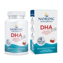 Nordic Naturals DHA Xtra, Strawberry - 60 Soft Gels - 1660 mg Omega-3 - High-Intensity DHA Formula pentru Brain & Sistem Nervos Suport - Non-GMO - 30 Servings