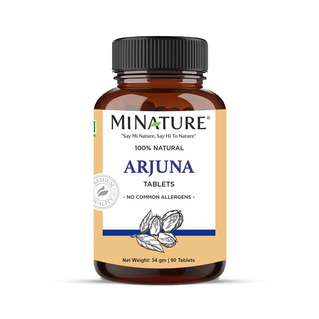 Arjuna Tablets by mi Nature -90 Tablets, 1000mg 
