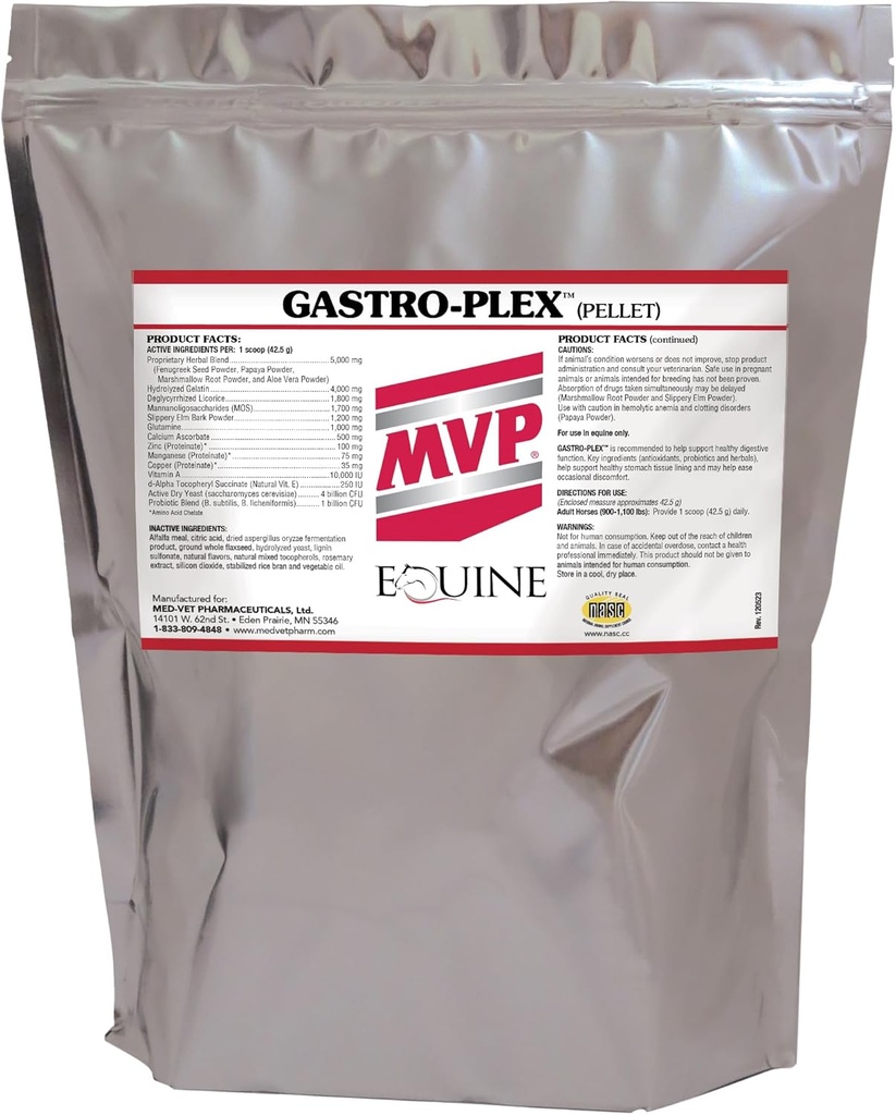 Gastro-Plex (12 lb) sprijină sănătatea curajoasă și digestia hindgut la cai