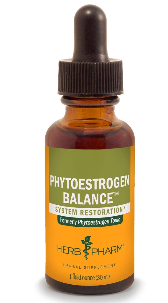 Herb Pharm Phytoestrogen Balance Liquid Herbal Form for Female Reproduce System Support - 1 Ounce