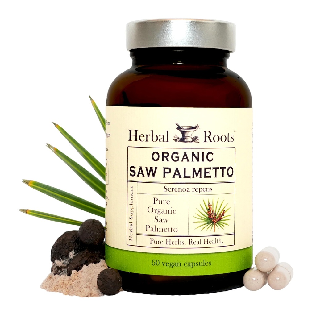 Rădăcini de plante Organic Saw Palmetto capsule 