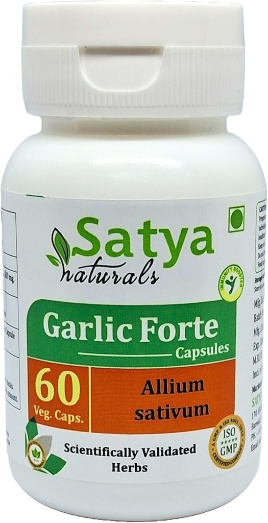 Lahsan (Allium Sativum) capsule de extract pentru bărbaţi şi femei 