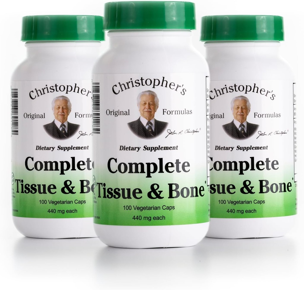 Dr. Christopher Formulas Complete tesut si os, 440mg, 100 capsule (3 ambalaj)