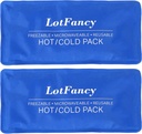 LotFancy Ice Pack pentru leziuni, pachet de 2, FSA HSA eligibile, Rece Reutilizabil pachet pentru terapie, răcire sau de încălzire Pad pentru primul ajutor, Back Umăr gât cap pentru picioare relief, 11 x 5 Inches