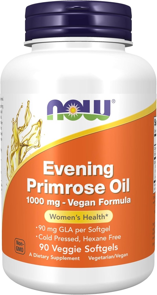 ACUM Alimente Suplimente, Seara Primrose ulei 1000 mg, Cold Presed, Hexane Free, Vegan Formula, 90 Veg Softgels